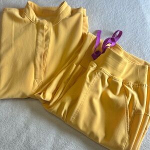 Figs Yellow Scrub Set SOLD